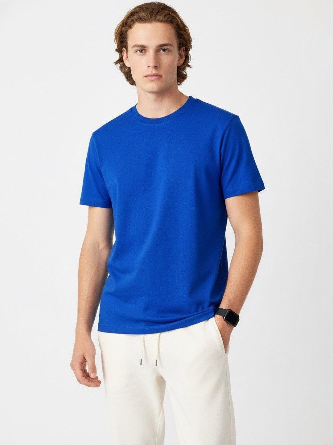 Organic Chics Men Pure Cotton Anti Odour T-shirt