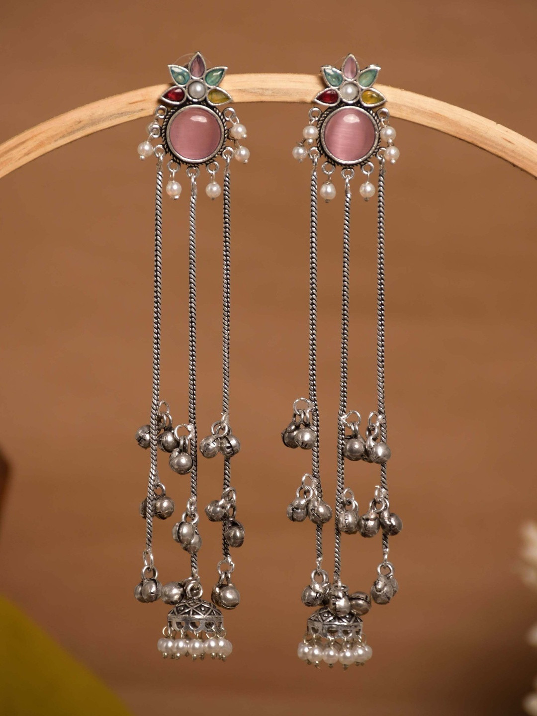 NAMAN ARTS Floral Earrings