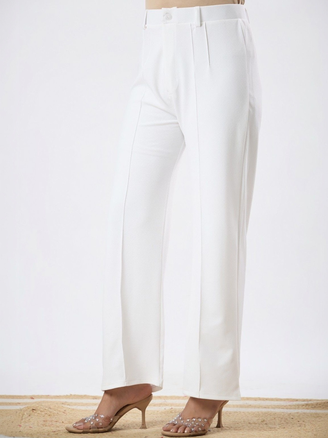 VENITYWAVE Women High-Rise Trousers