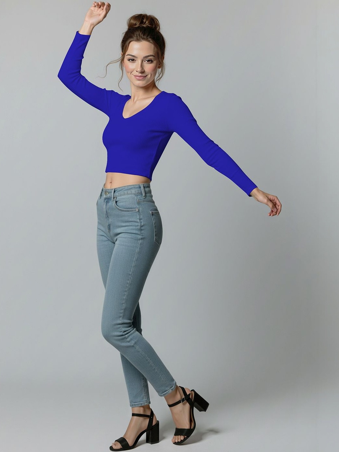 Navyankaa Shirt Style Top