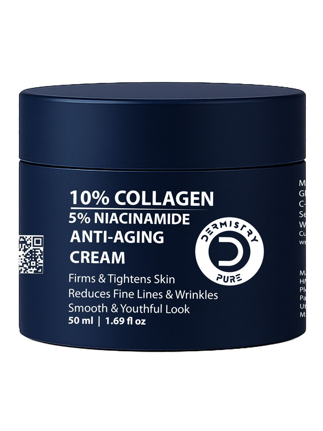 DERMISTRY 10% Collagen Skin Tightening Anti Aging Day Night Face Cream for Wrinkles-50 ml