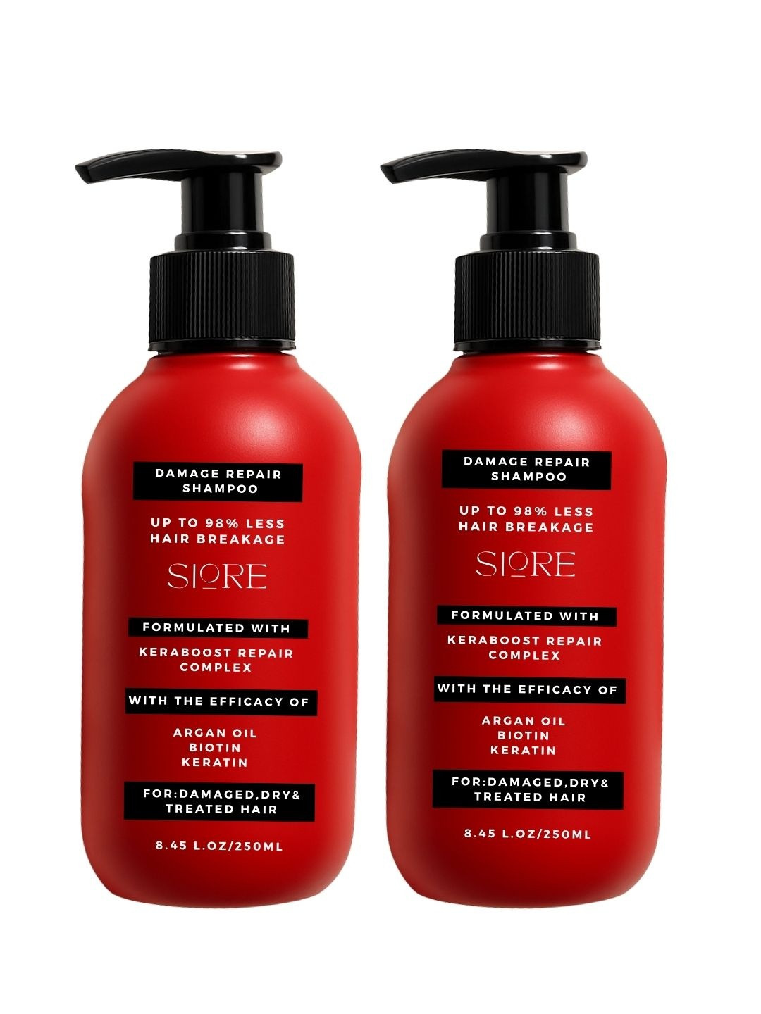 SIORE Set Of 2 Damaged Repair Shampoo - 250 ml Each