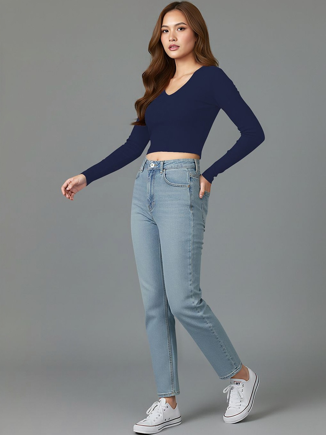 Navyankaa Shirt Style Top