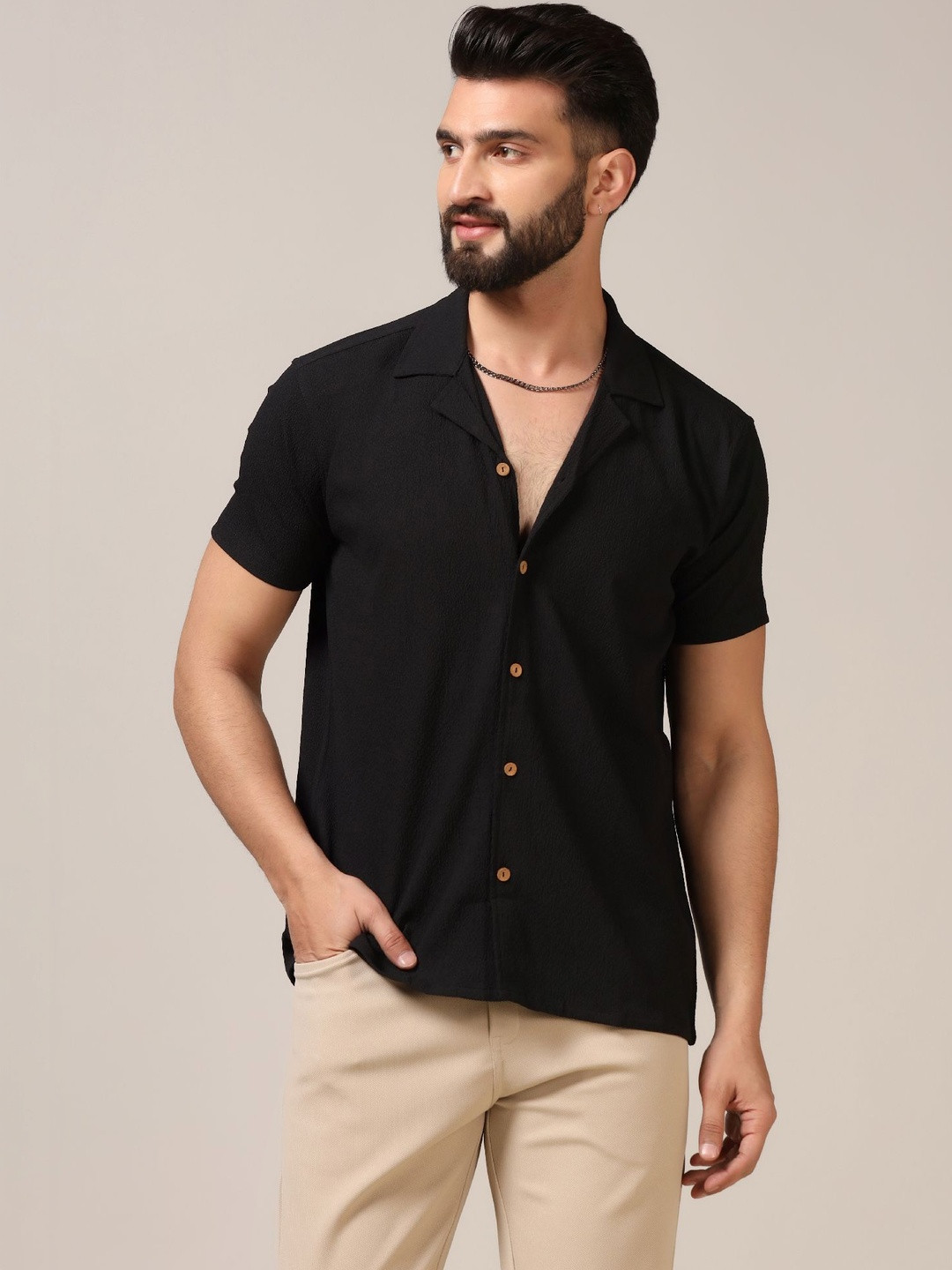 TAGDO FASHION Men?s Regular Fit Short Sleeve Shirt