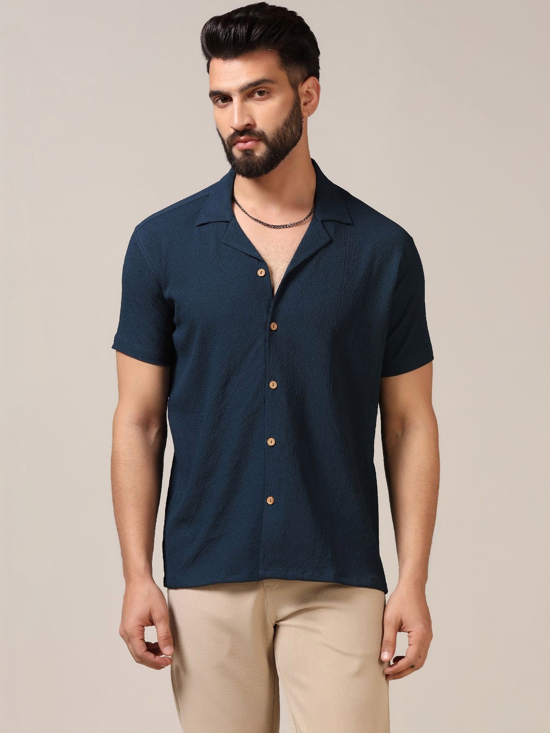 TAGDO FASHION Men?s Regular Fit Short Sleeve Shirt