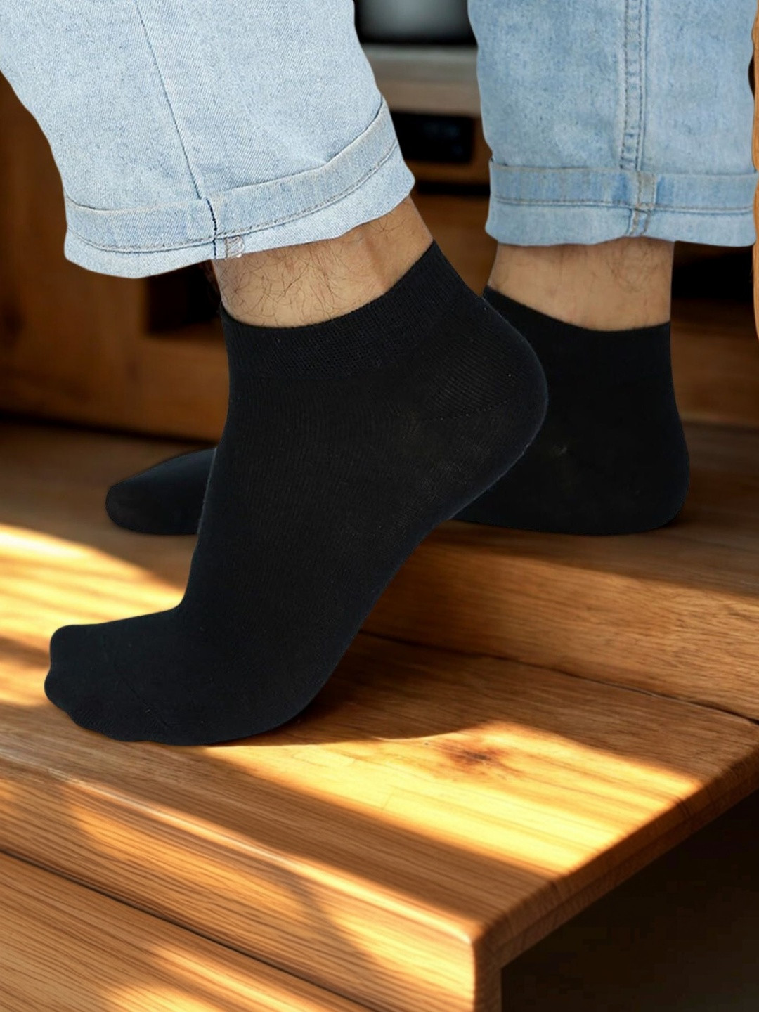 MJE Men Cotton Blend Ankle Length Socks