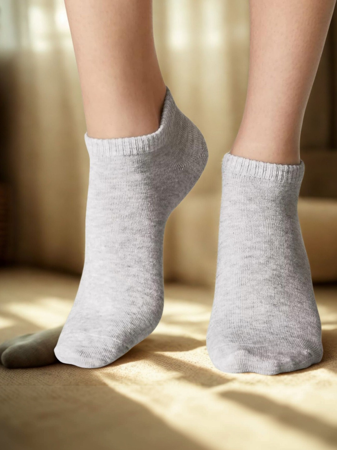 MJE Men Cotton Blend Ankle Length Socks