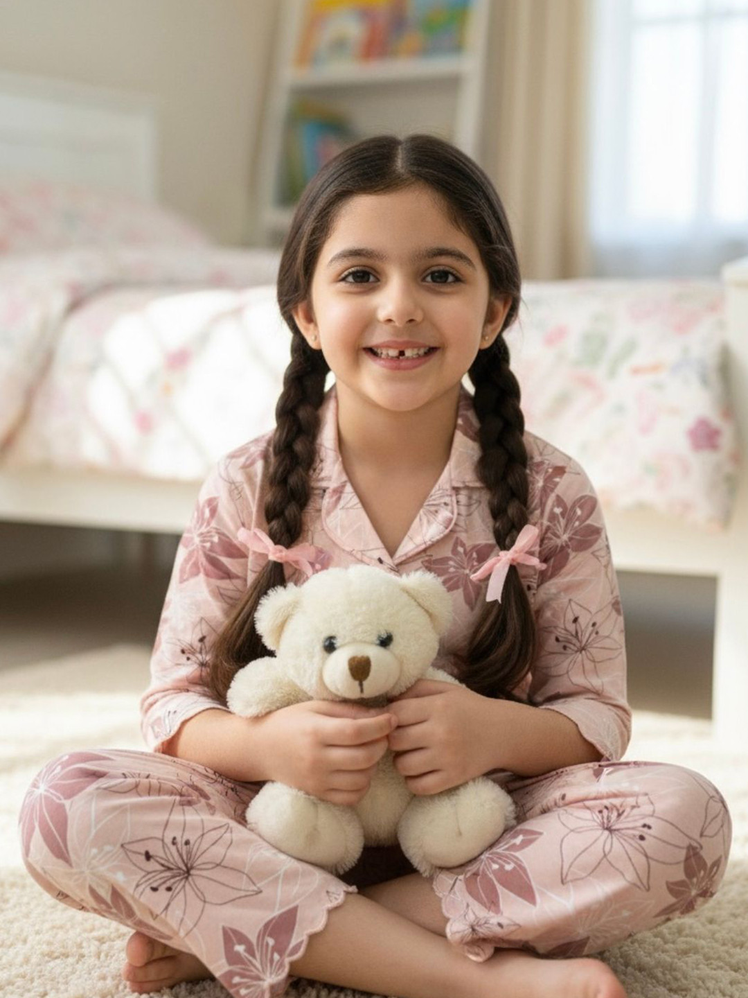 INGRID Girls Printed Night suit