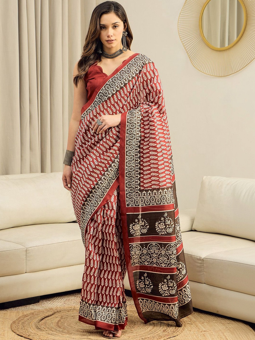 Mitera Bagh Ready To Wear Dabu Saree