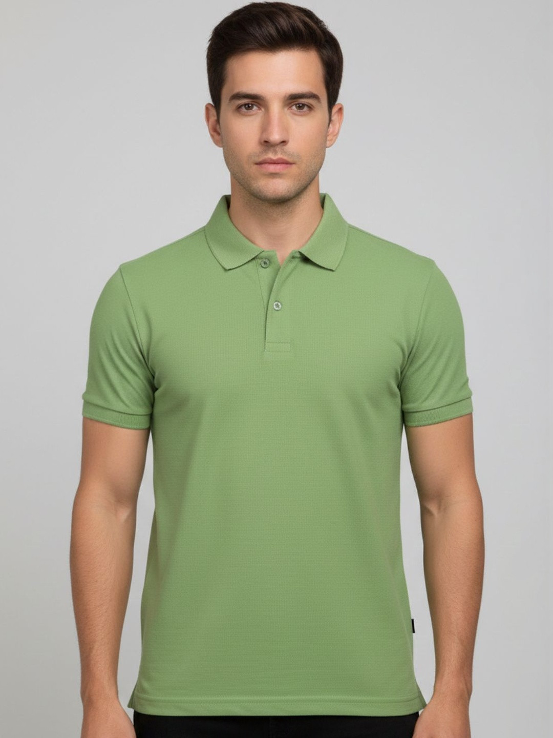 Moda Rapido Men Polo Collar T-shirt