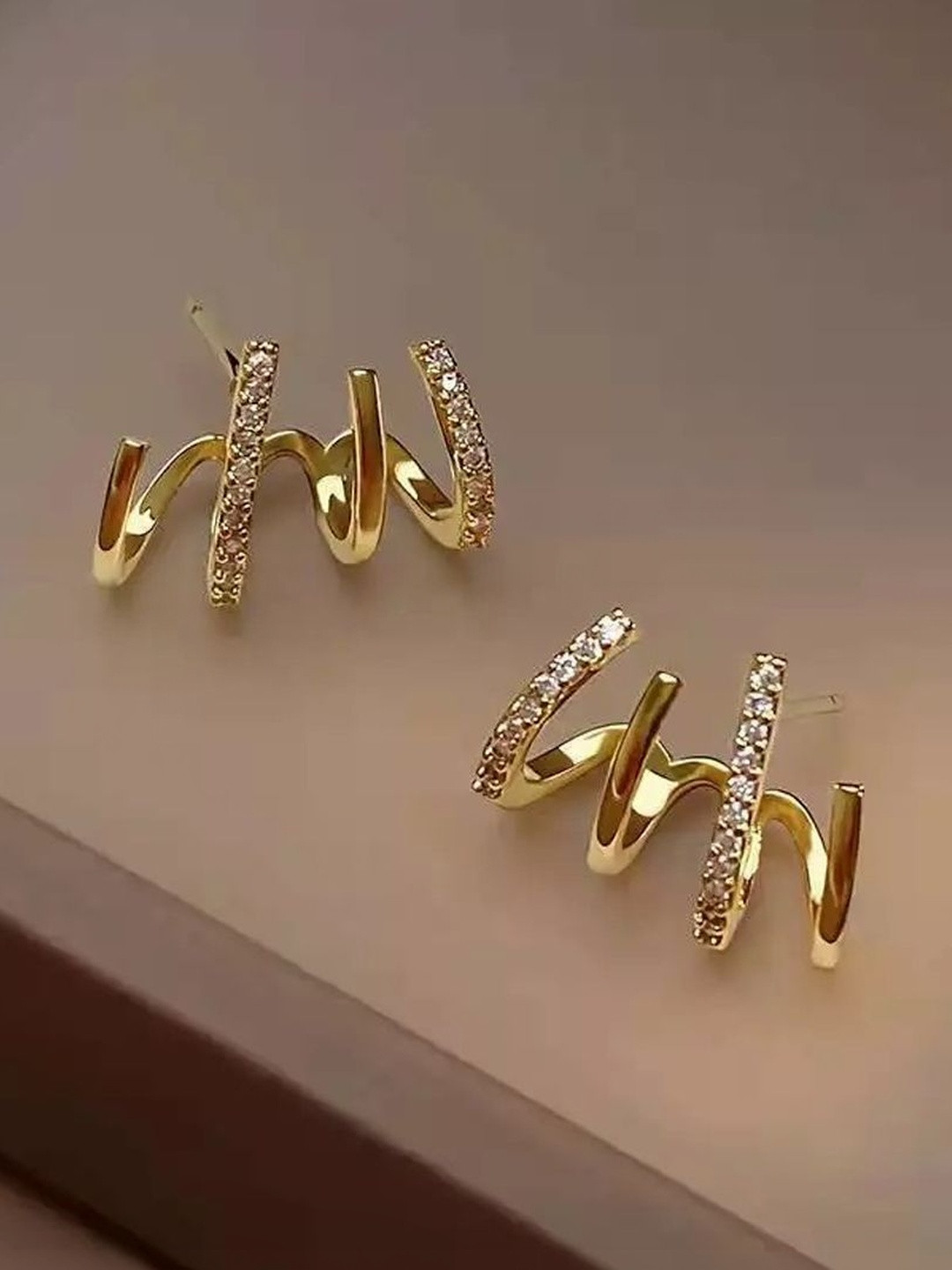 Zaphariq Contemporary Ear Cuff Earrings