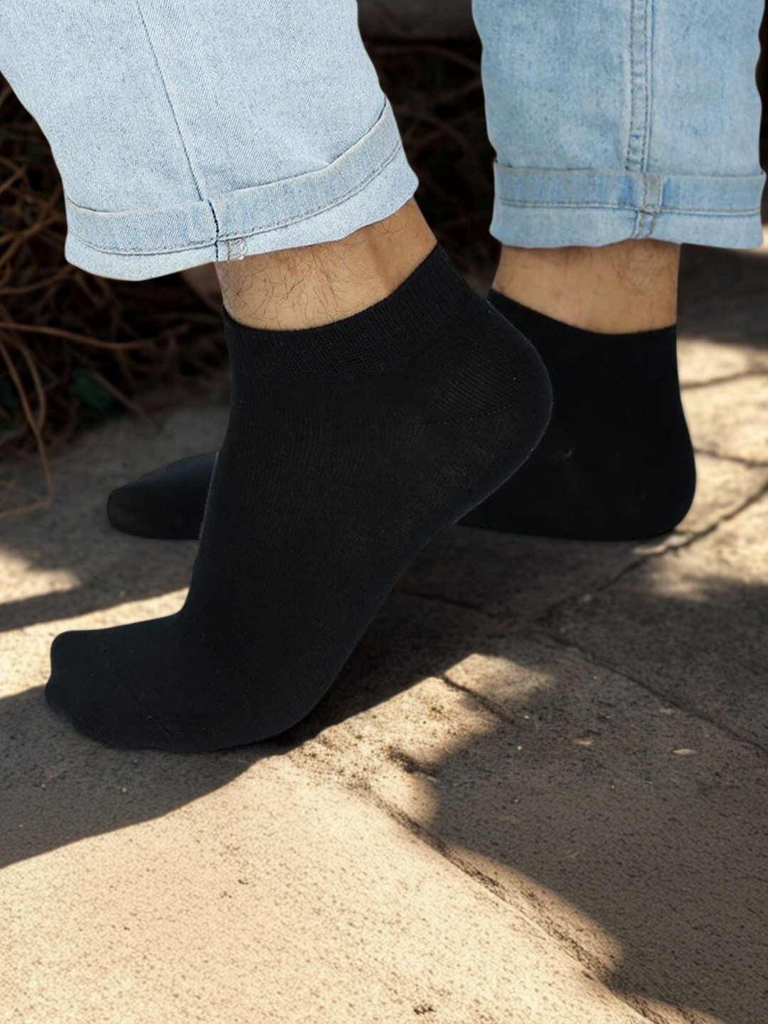 MJE Men Cotton Blend Ankle Length Socks