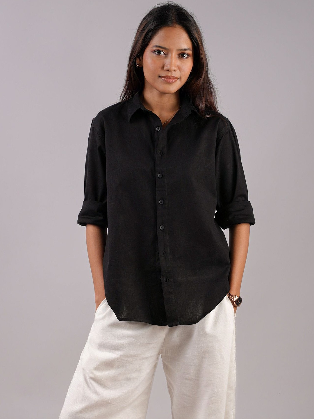 NISHORAMA Women Comfort Casual Shirt