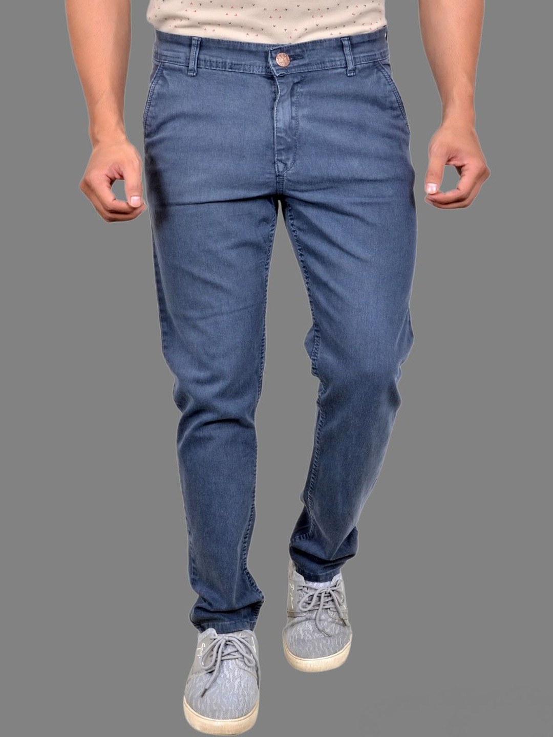 Dwiden Men Slim Fit Mid-Rise Stretchable Jeans