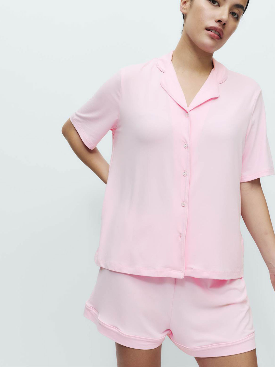 Marks & Spencer 2 Pack Revere Collar Shortie Sets