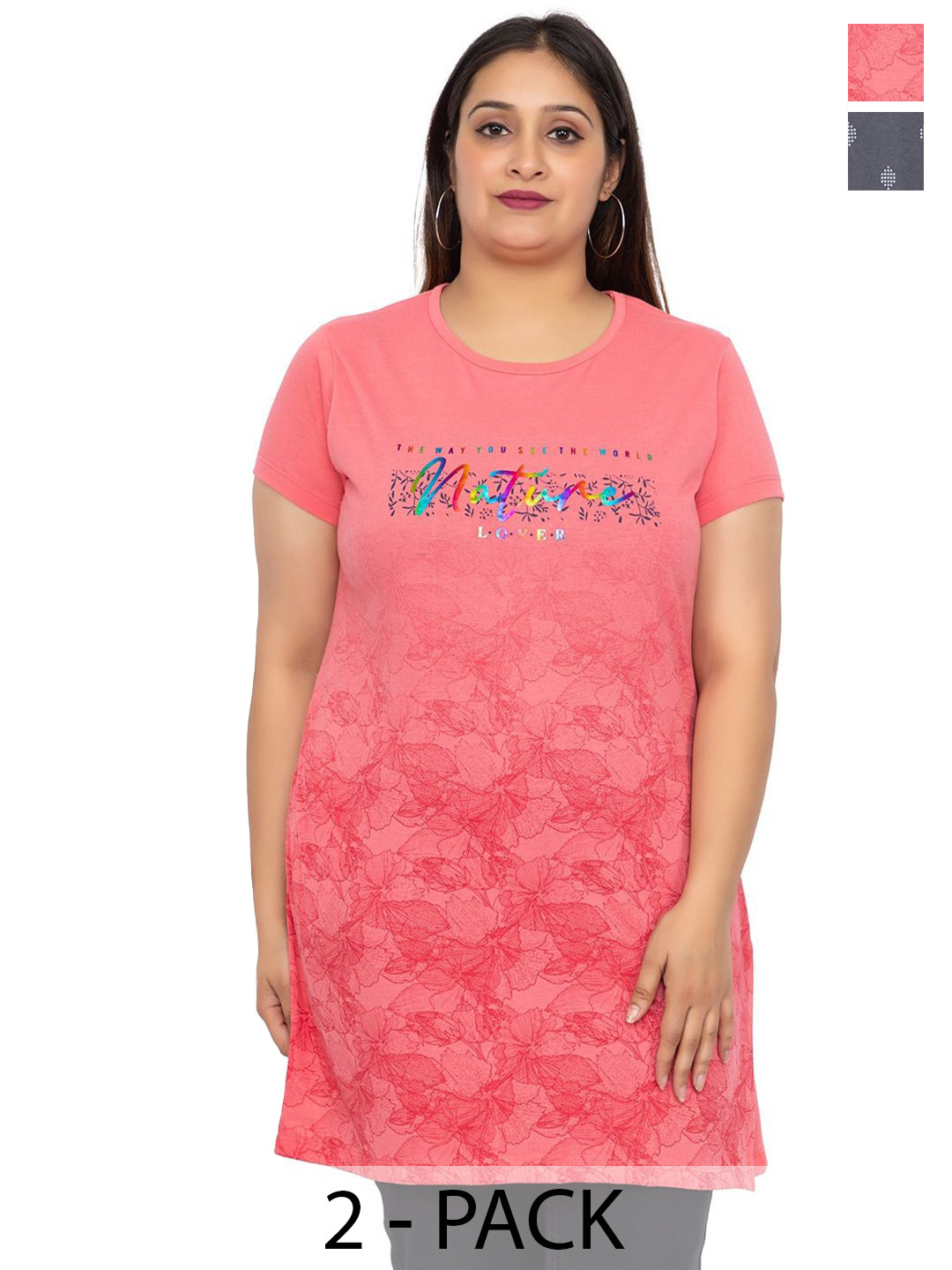 Startouch Women Floral 2 Printed T-shirt