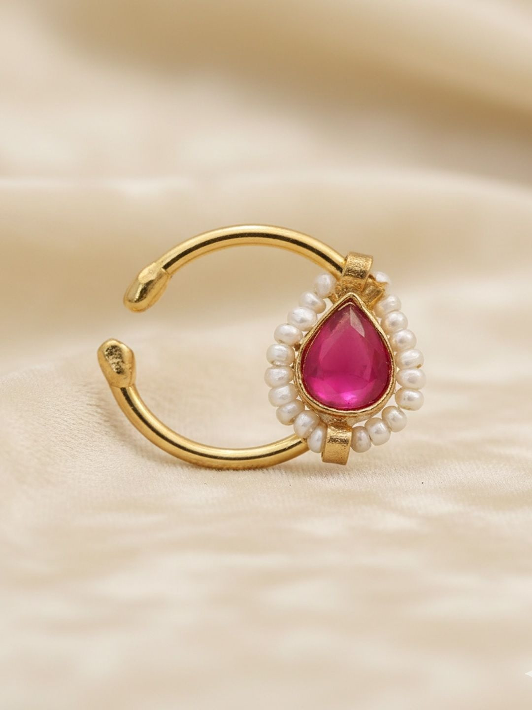 PANASH Gold-Plated Ring Nosepin