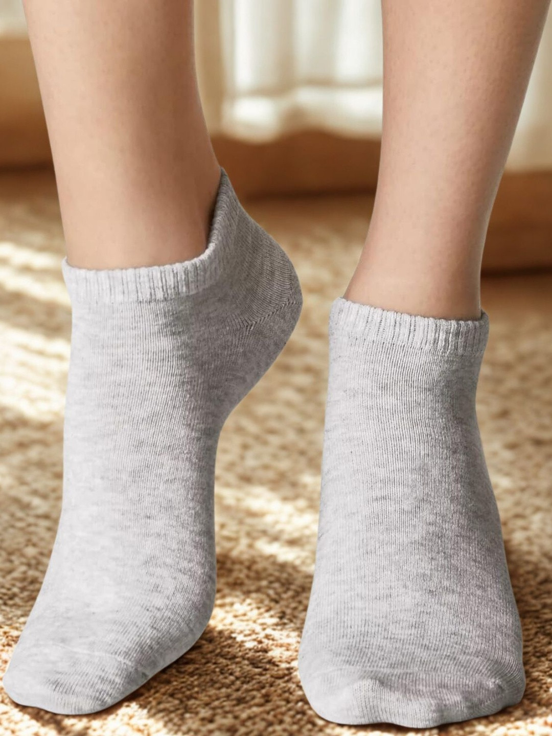 MJE Men Cotton Blend Ankle Length Socks