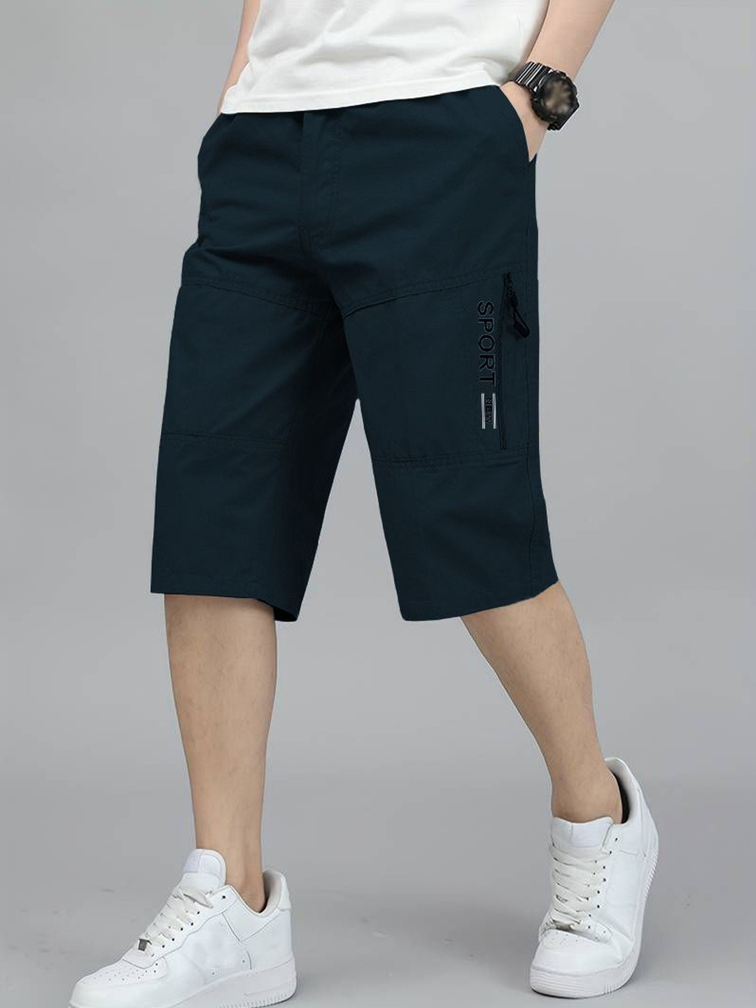TAGDO FASHION Men Typography Running Sports Shorts