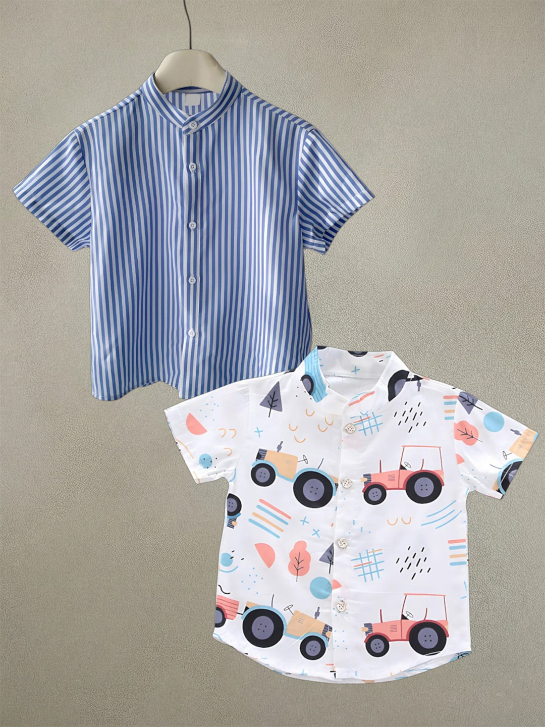 RAVYA TRENDZ Boys Classic Printed Casual Shirt