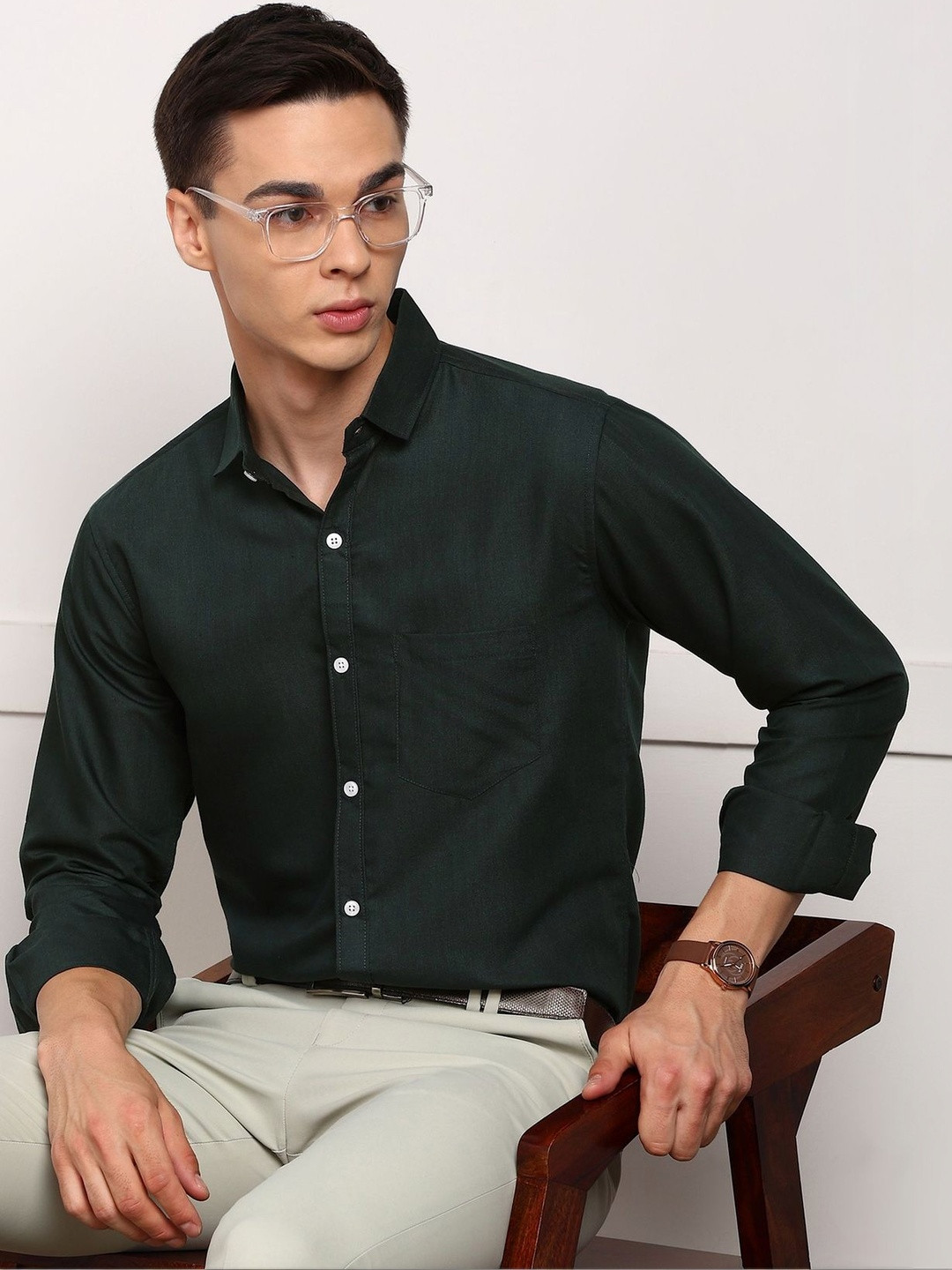 SZN Men Slim Fit Casual Shirt