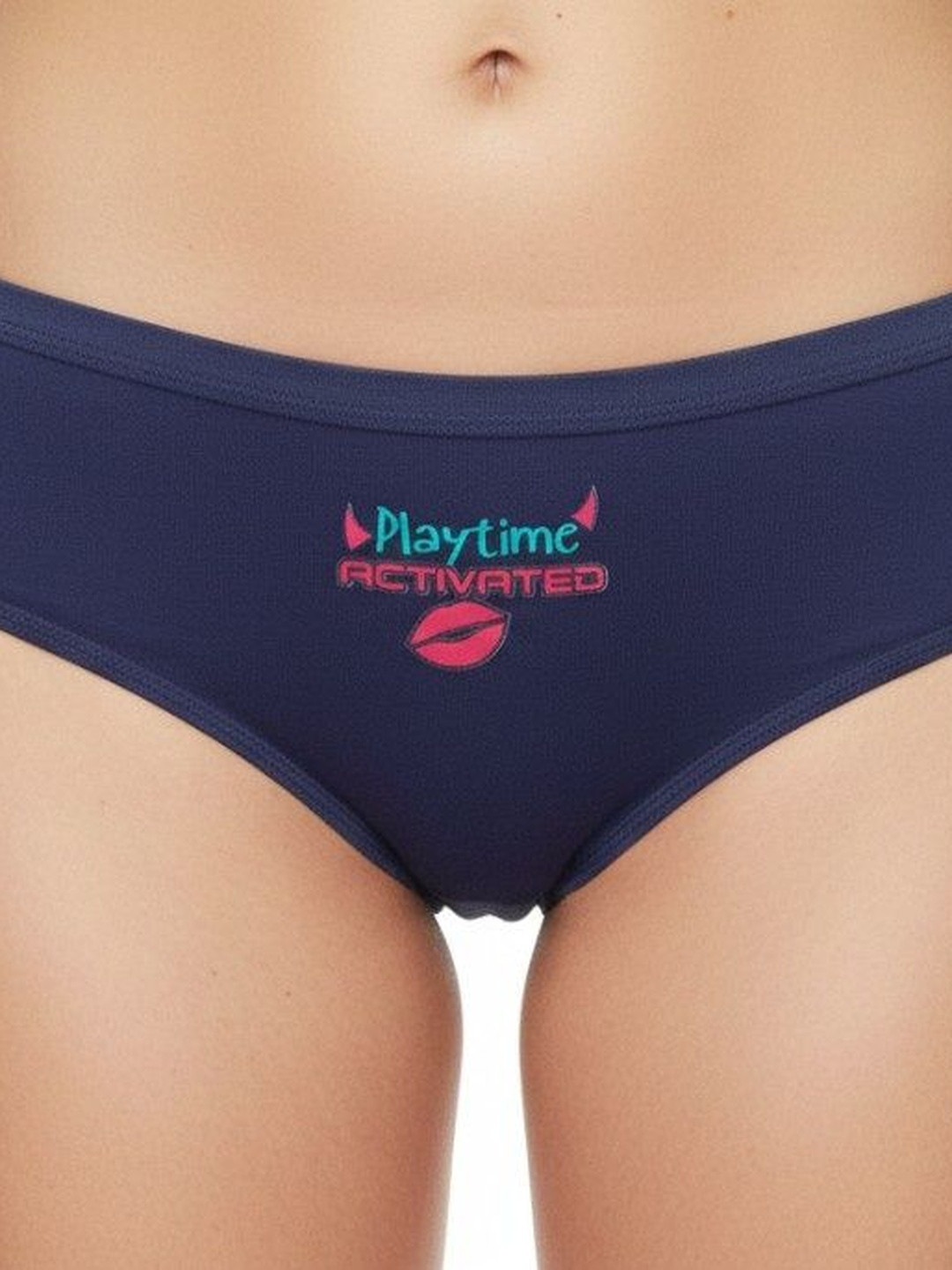 Moda Rapido Printed Mid-Rise Basic Briefs