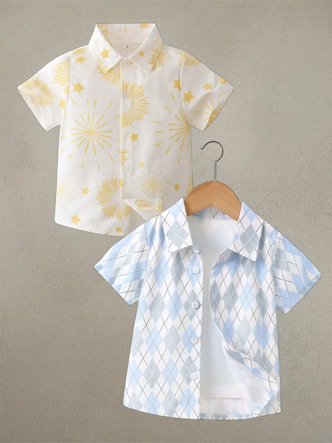 RAVYA TRENDZ Boys Classic Printed Casual Shirt