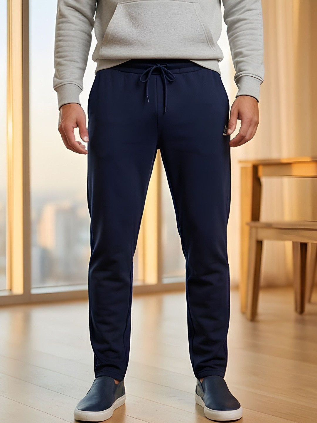 Moda Rapido Men Pack Of 3 Mid Rise Track Pants