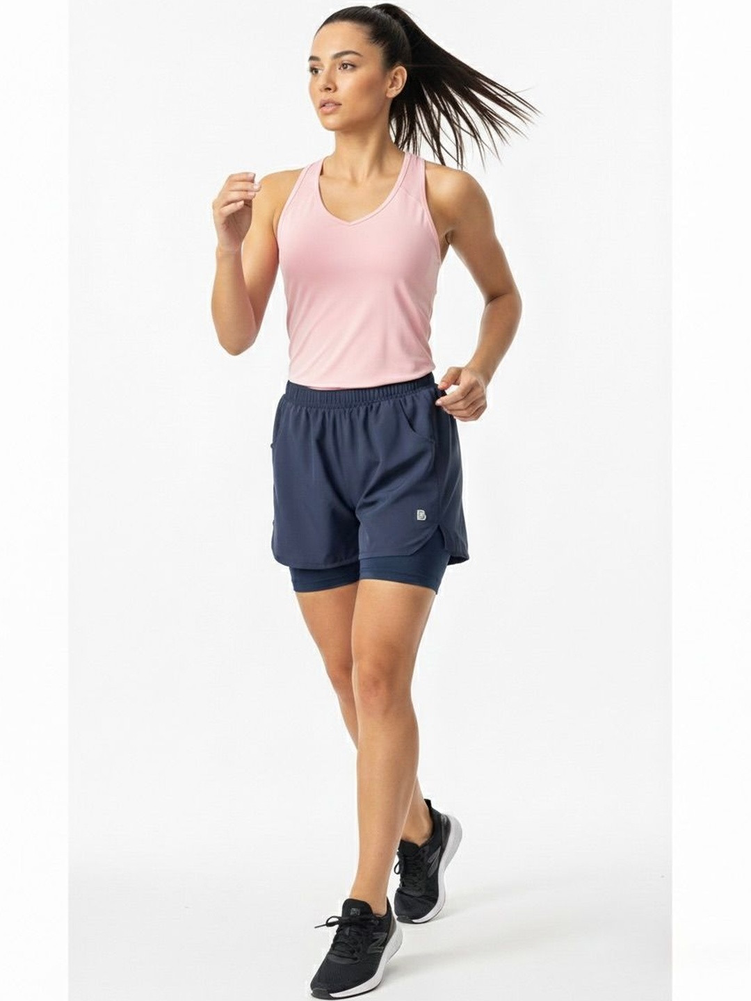 BENZOS Women Running Sports Shorts