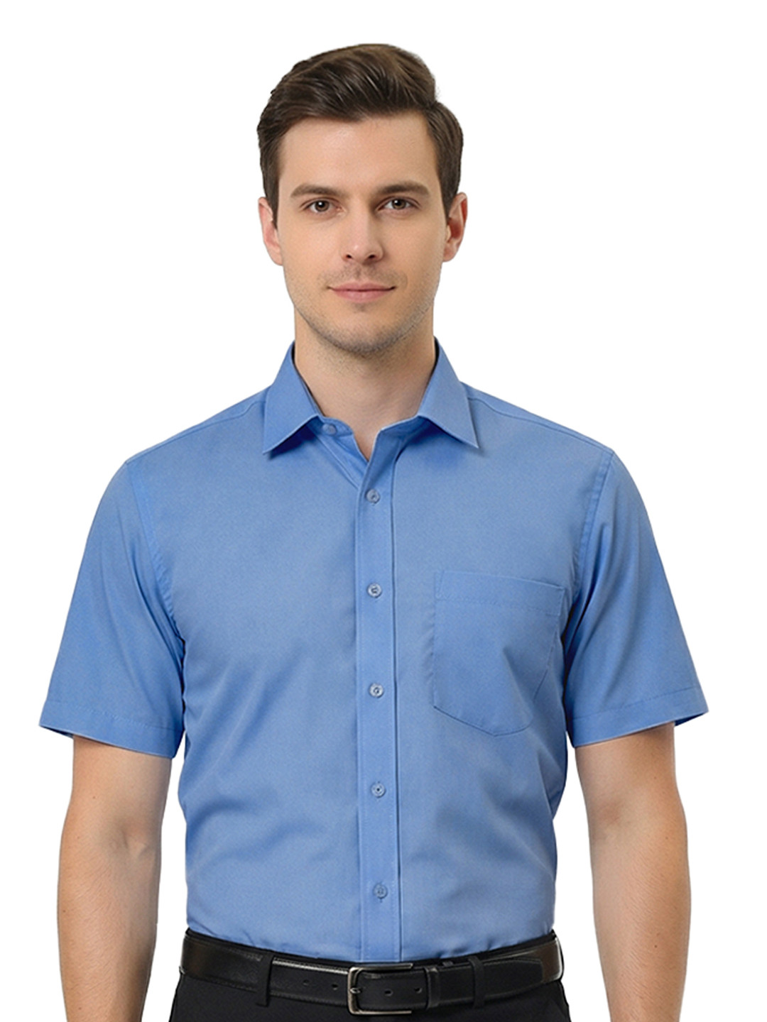 Cottonking Men Pure Cotton Half Sleeves Formal Shirt