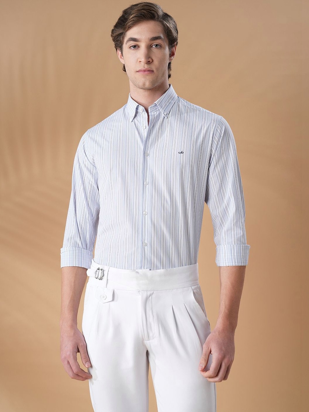 Aldeno Men Striped Casual Shirt