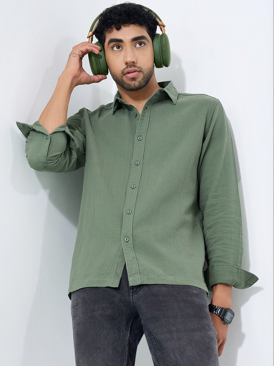 People Men Casual Shirt