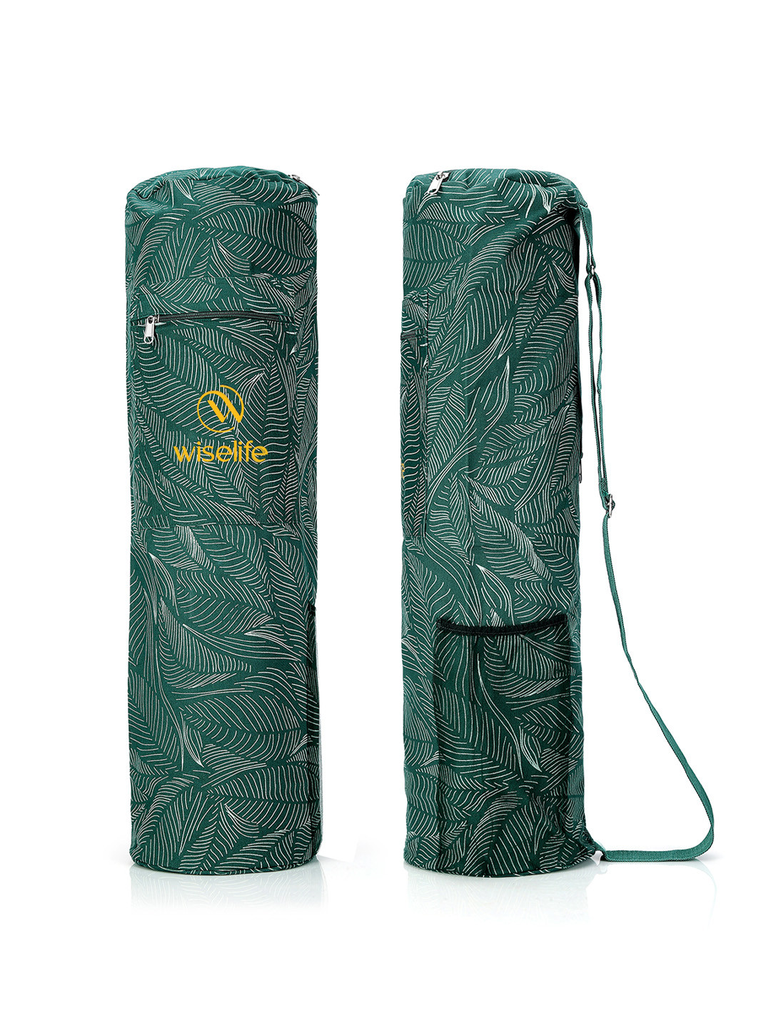WiseLife Yoga Mat Carry Bag Multi Functional Storage Pockets & Adjustable Strap