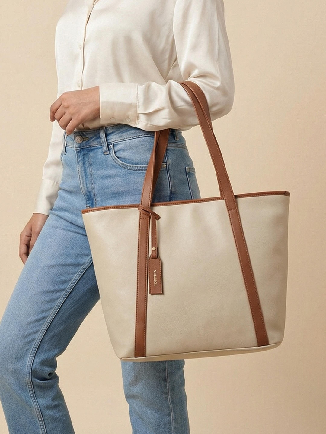 Toteteca PU Structured Tote Bag