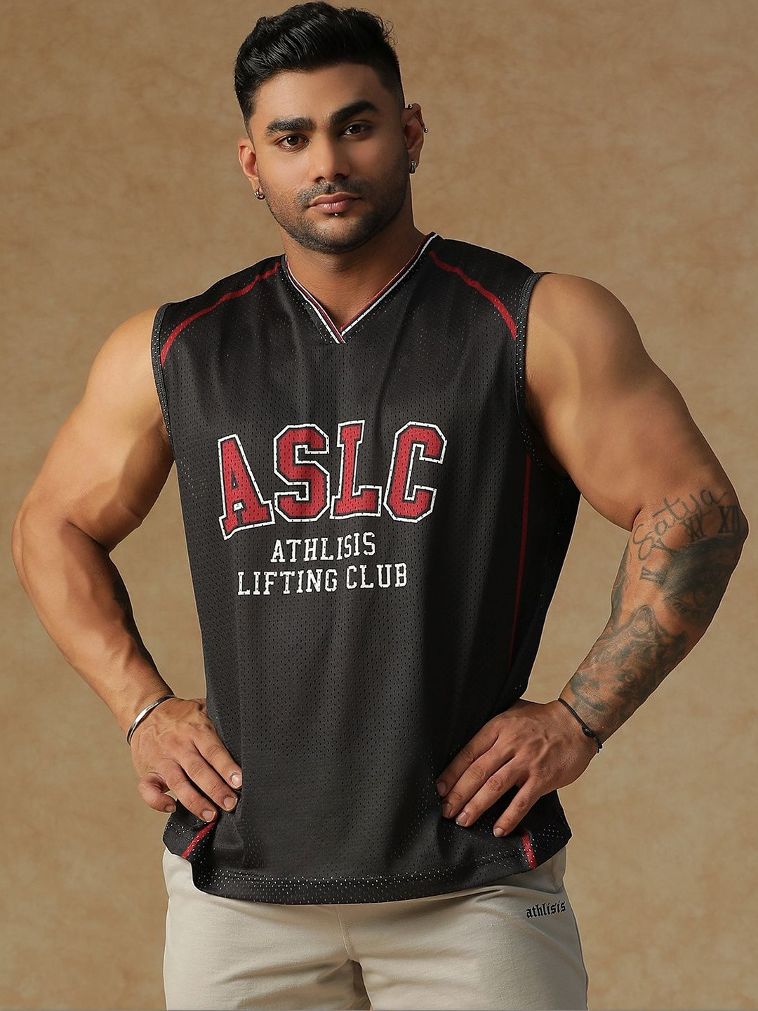 ATHLISIS Printed Gym Vest