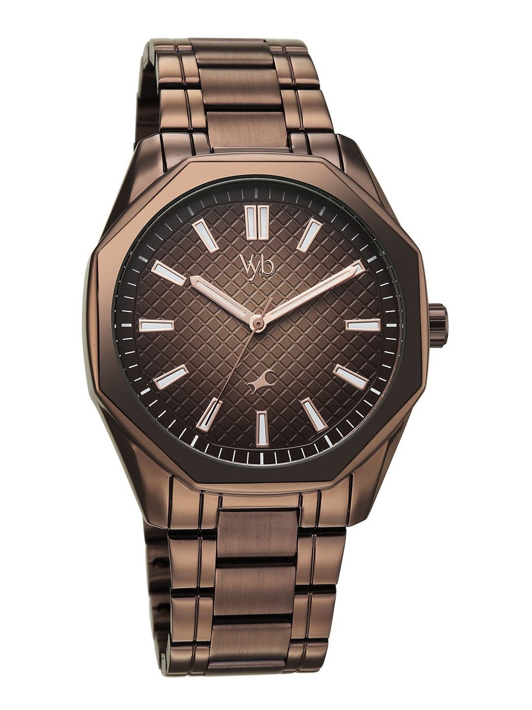 Fastrack Vyb Quest Men's Quartz Analog Watch (Brown Dial) at ₹1,768 (46% Off) – Myntra