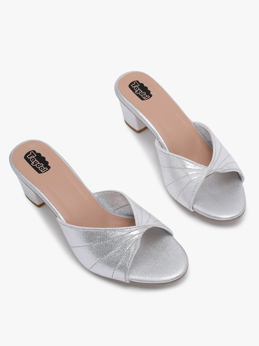 TAYDOL Textured Block Mules