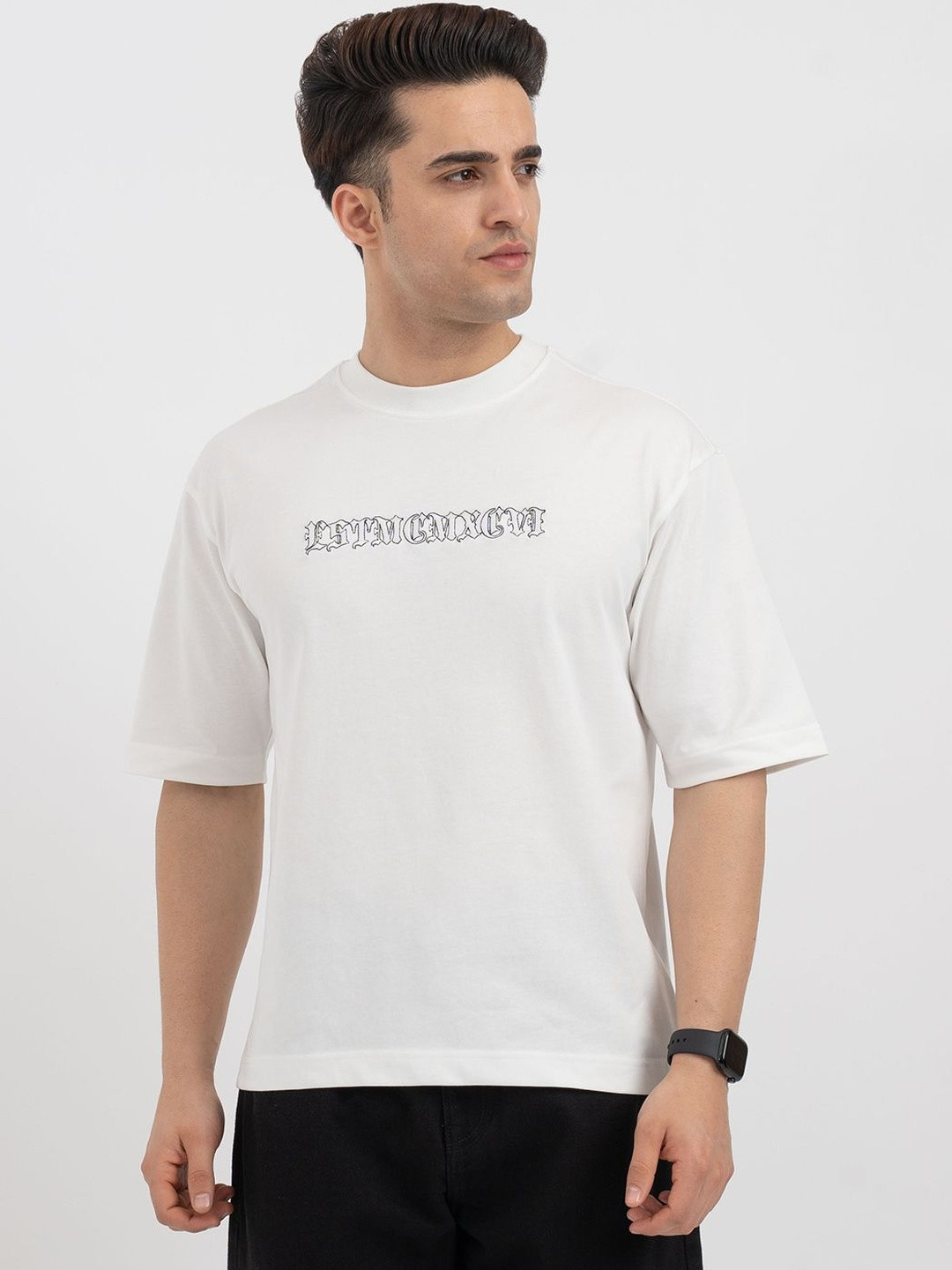 Red Tape Men Printed T-shirt
