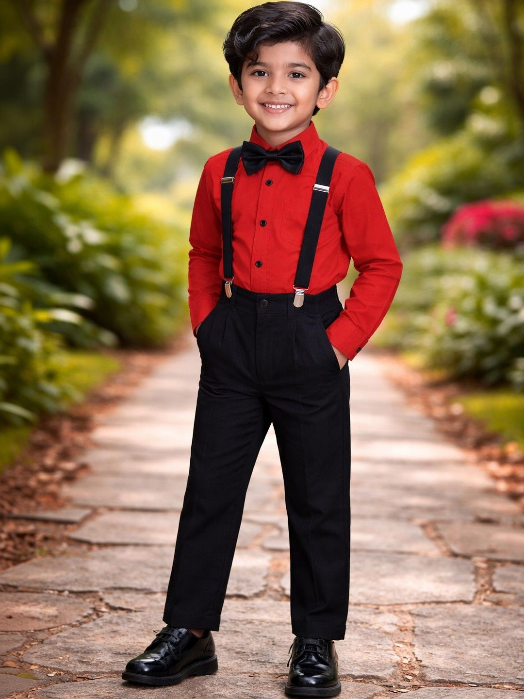 Sagar Impex Boys Shirt with Trousers