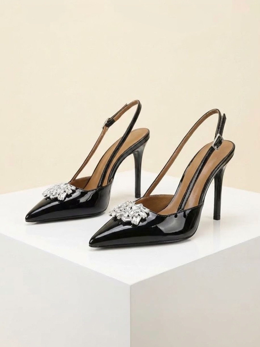 Ozzaro PU Party Stiletto Pumps