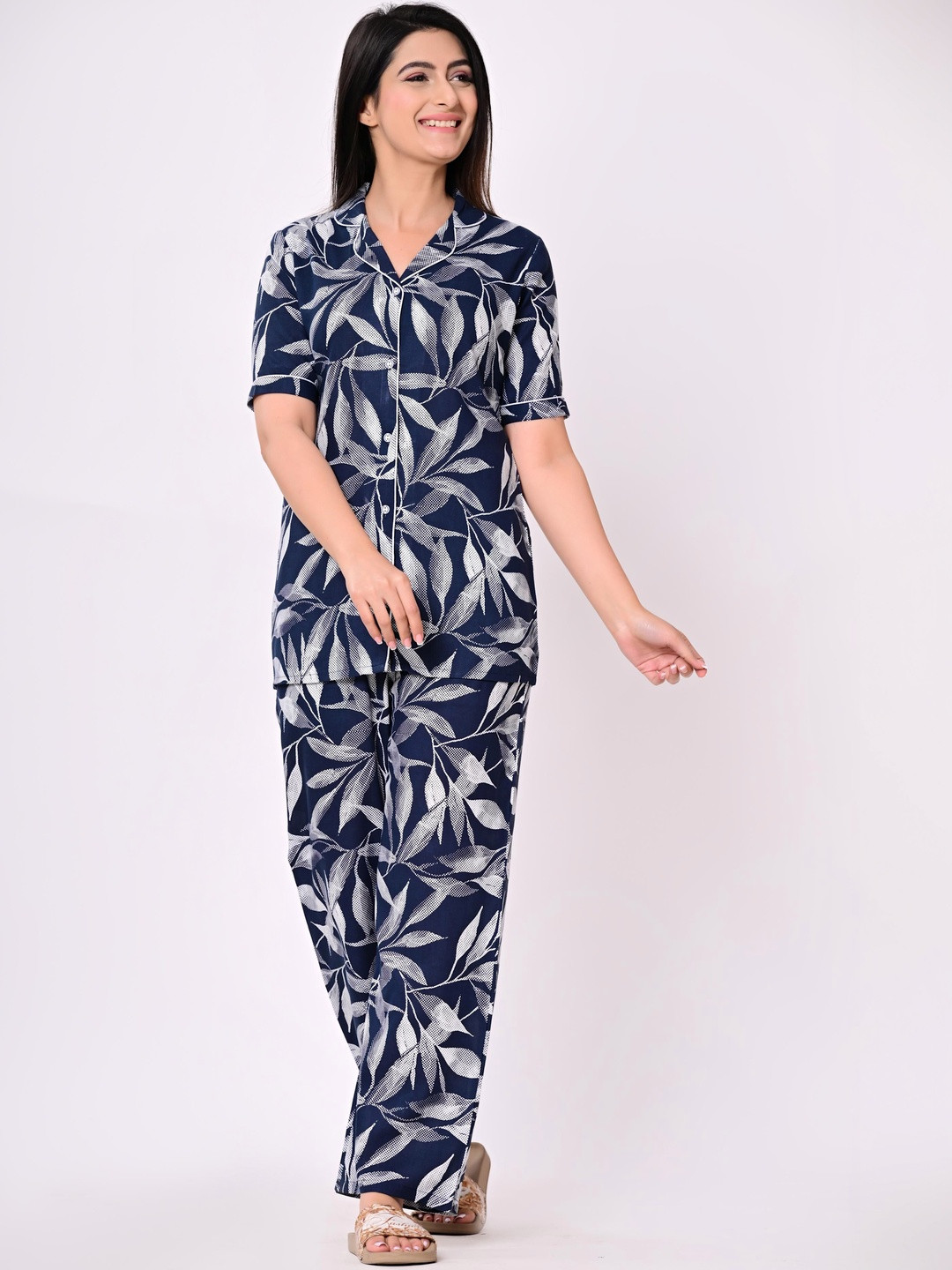 Mintmarie Women Printed Night suit