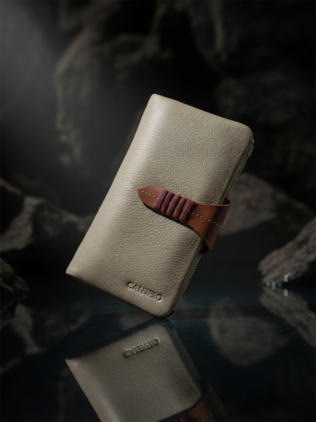 CALFNERO Women Genuine Leather Two Fold Wallet