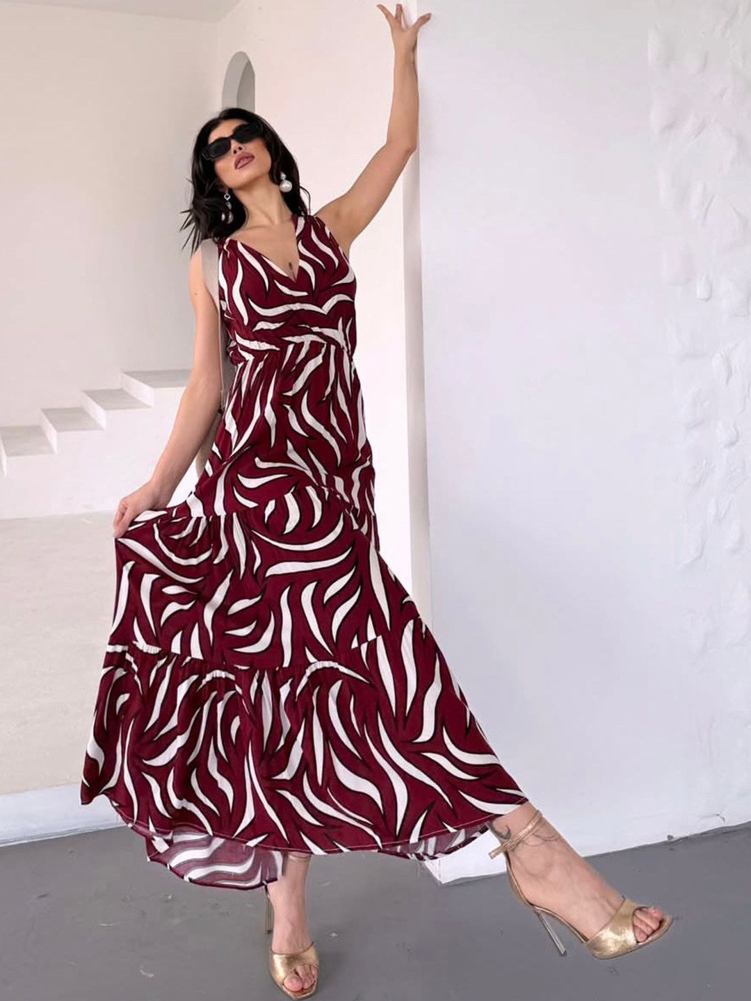 NWH Print Maxi Dress