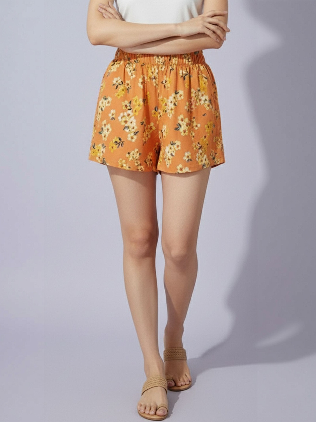 Moda Rapido Women Floral Printed Shorts