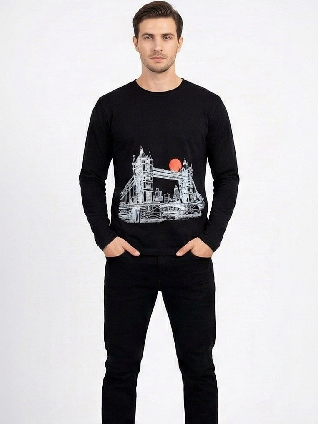SKYBEN Men Printed T-shirt