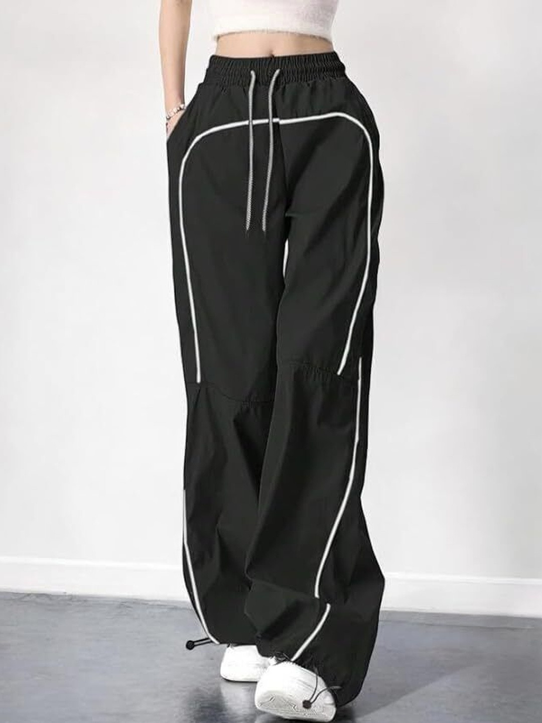 LEXREX Women High-Rise Trousers