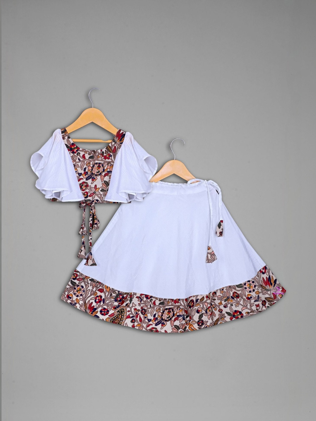 IRSIA Girls Printed Ready to Wear Lehenga &