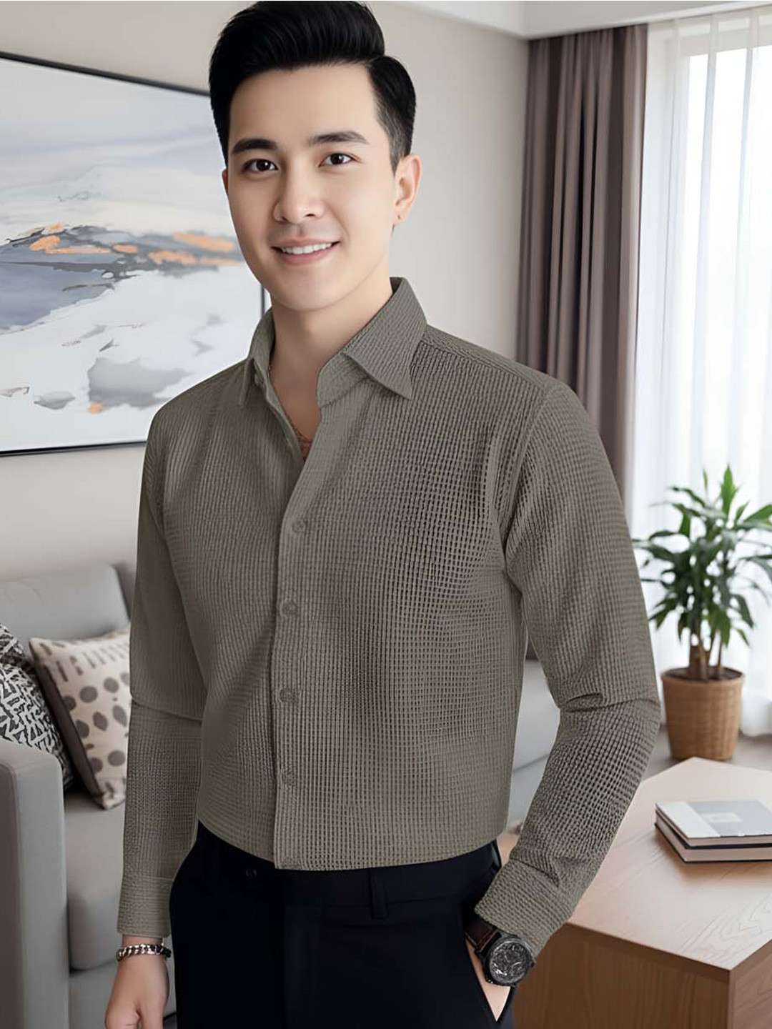 GENZILOOKS Men Casual Shirt