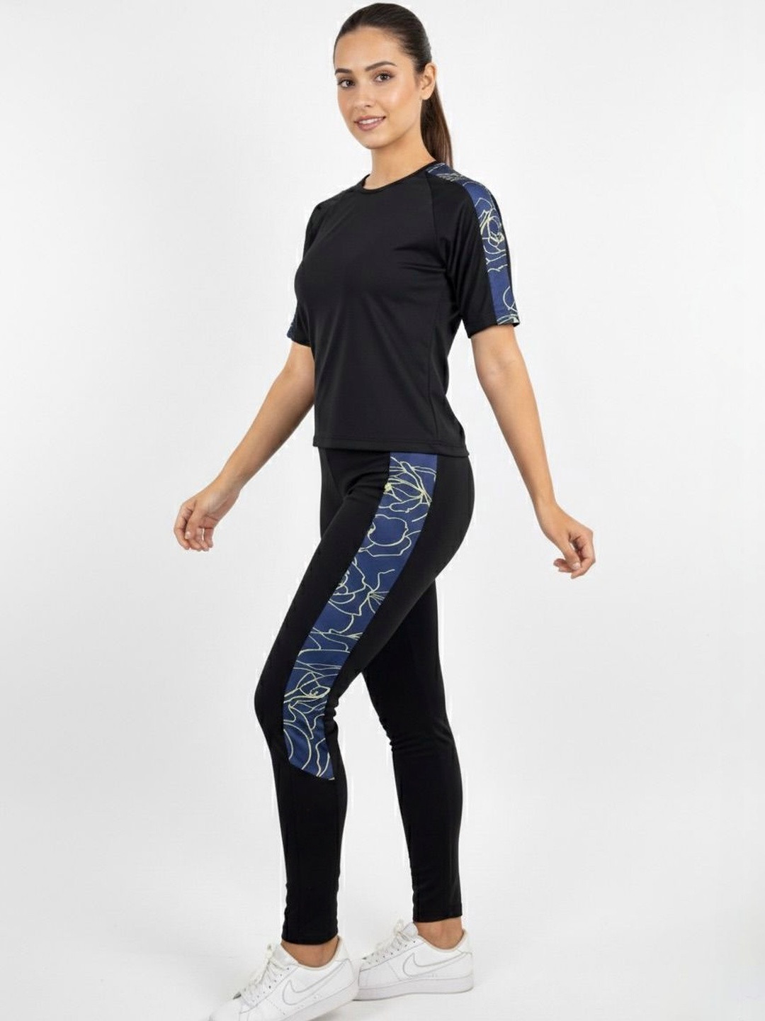 BENZOS Printed Round Neck Tracksuits