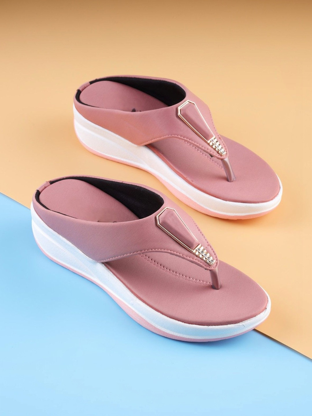 K Footlance Women PU Comfort Sandals